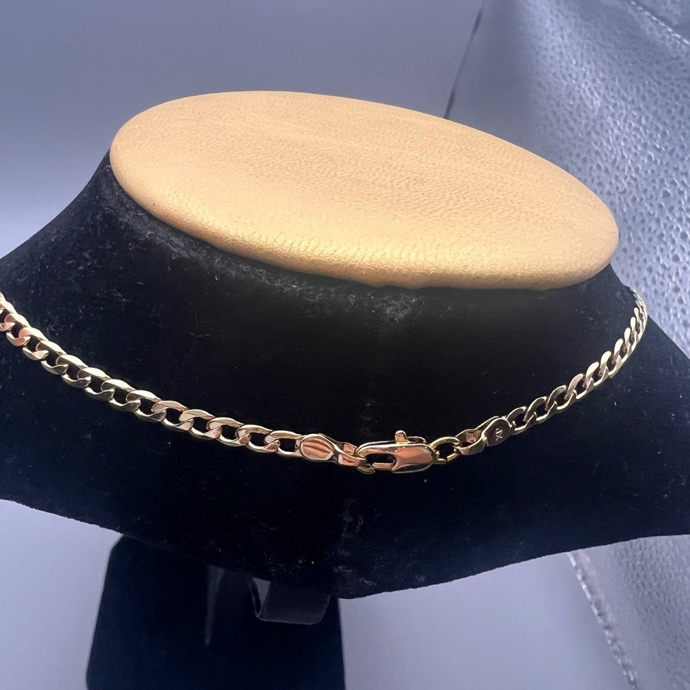 18k gold plated Cuban link chain - Picture 4 of 9